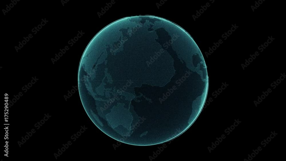 Particle effect with Planet earth rotating animation future technology business concept in 4K(UHD) Particle effect with Planet earth rotating animation future technology business concept in 4K(UHD)