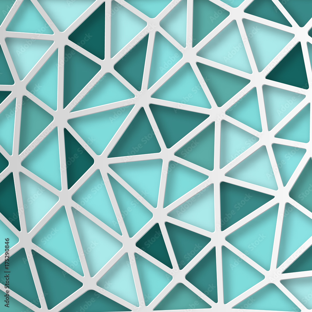 Fototapeta premium Abstract 3D Paper Graphics