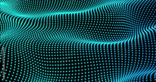 Fractal blue wave with alpha channel 