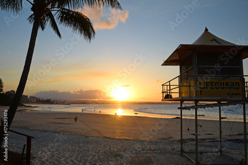 Rainbow bay sunset  Gold Coast