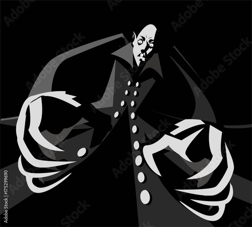 evil vintage vampire