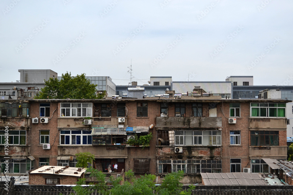 The apartments around Xi'An city. Pic was taken in September 2017