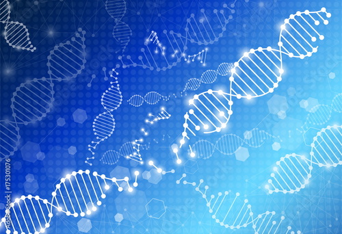 abstract background technology concept in blue light,human heal, tests analysis clone defective DNA  human,global international medical and technology modern medical science in future  