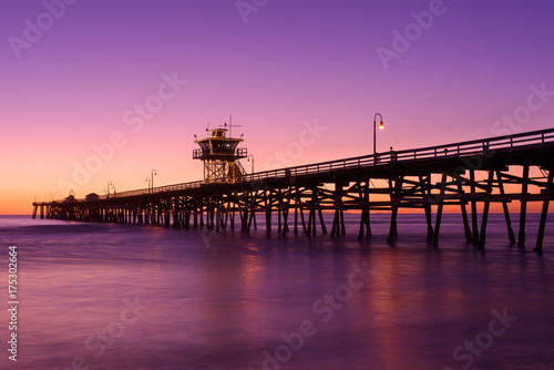 San Clemente pier at dusk