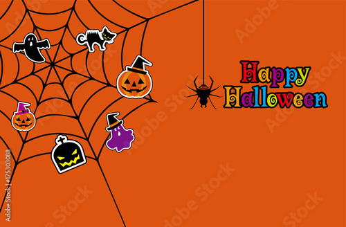 蜘蛛の巣とキャラクター ハロウィン用イラスト Illustration For Halloween Stock Vector Adobe Stock 蜘蛛の巣とキャラクター ハロウィン用イラスト Illustration For Halloween Stock Vector Adobe Stock