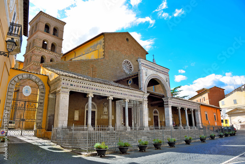 cathedral of  Santa Maria Maggiore Civita Castellana. Lazio. Italy. photo