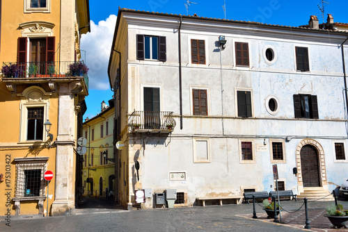 View of Civita Castellana. Lazio. Italy

