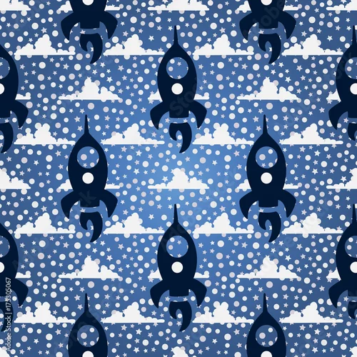 Tapety wzór z chmurami