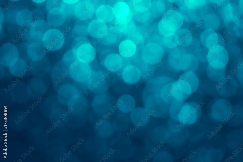 abstract bokeh background turquoise color