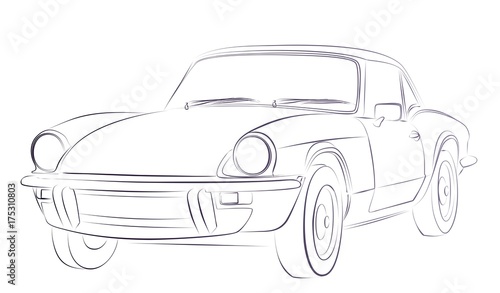 car Sketch. 