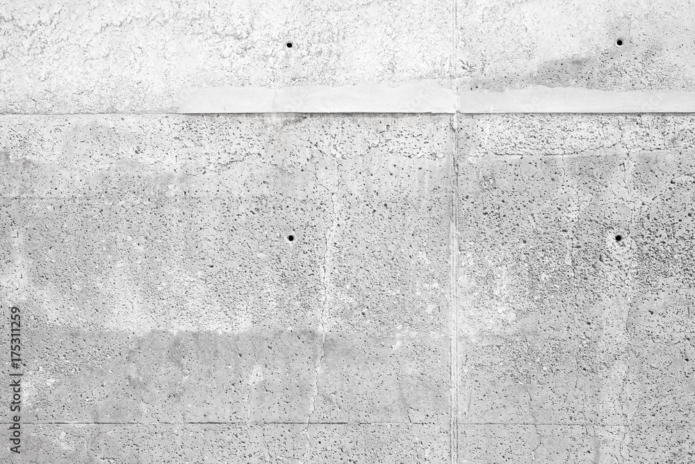 Fototapeta premium White gray outdoor concrete wall