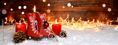 Weihnachten Hintergrund Ban...