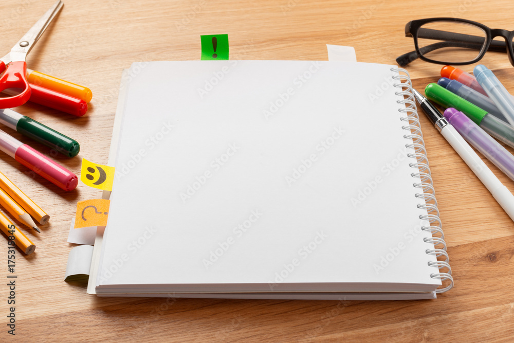 school and office supplies. school background. school and office supplies. school background.