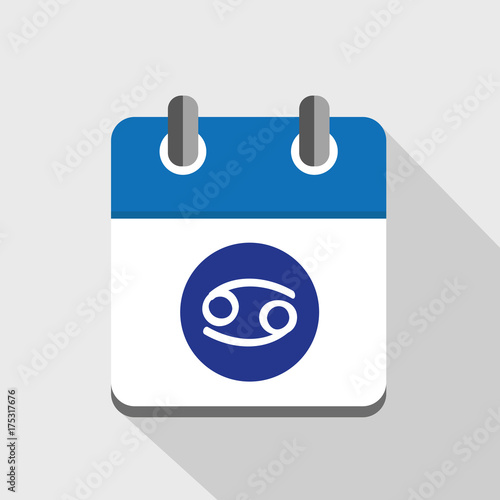 sternzeichen krebs symbol im kalender