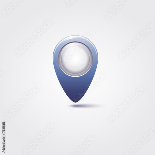 Free Download grey map marker vector illustration - GFXLoad