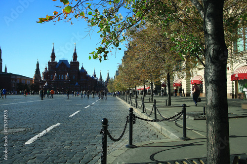 Canvas Print moscow red square autumn