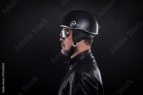 portrait of a biker © serikbaib