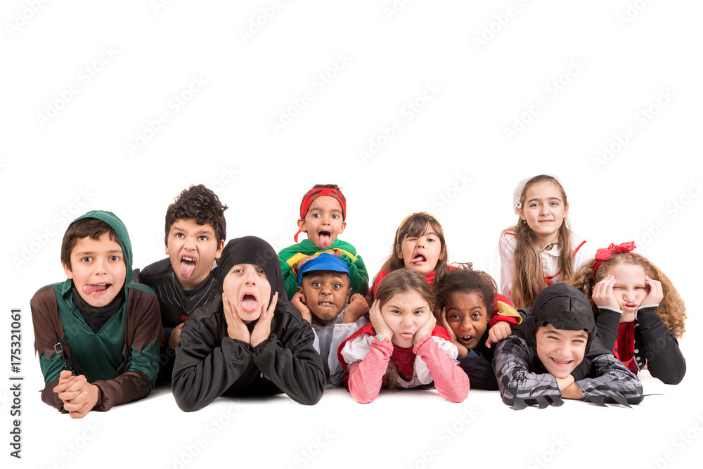 Kids in costumes Kids in costumes