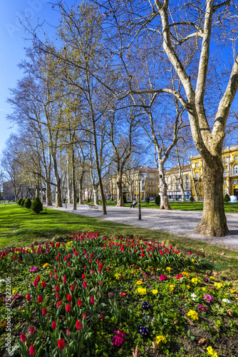 Zrinjevac park, Zagreb photo