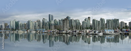 Vancouver city skyline 