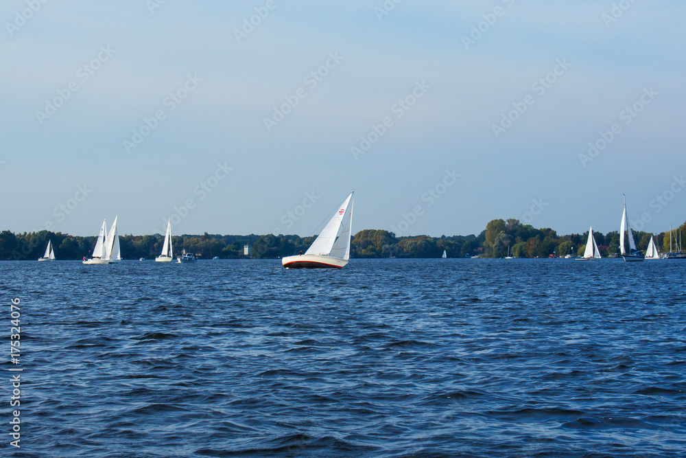 Obraz premium Segelboote in Berlin
