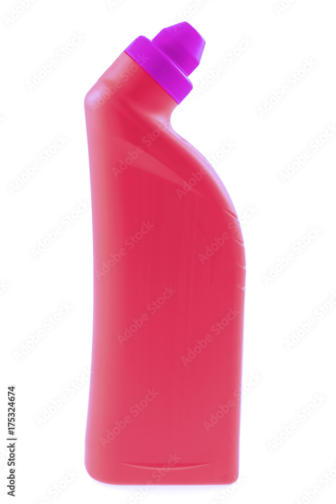 flacon plastique produit ménager, fond blanc flacon plastique produit ménager, fond blanc