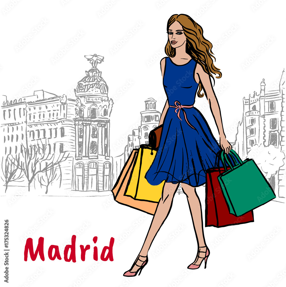 Woman in Madrid