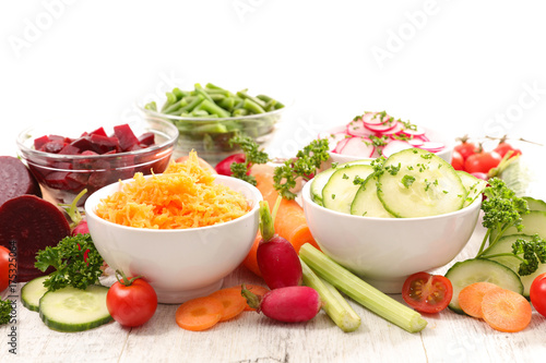 assorted vegetable salad