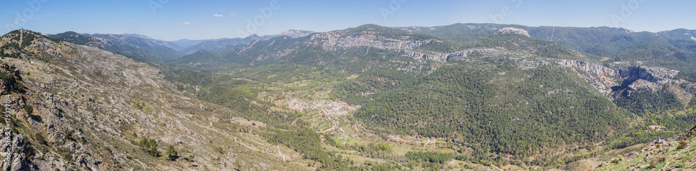 Puerto de las palomas viewpoint in Sierra de Cazorla, Jaen, Spain