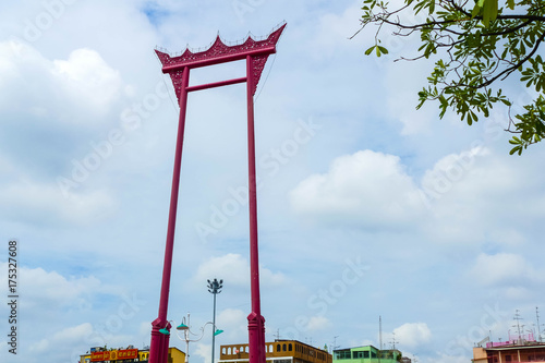 Swing pillars, wooden pillars, used to perform religious rituals in the past.