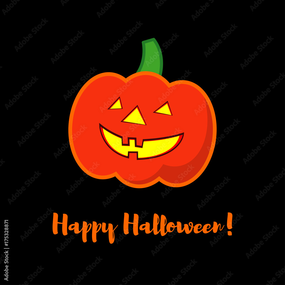 Vector background Happy Halloween. Halloween Party with pumpkins. Poster, postcard. Vector background Happy Halloween. Halloween Party with pumpkins. Poster, postcard.