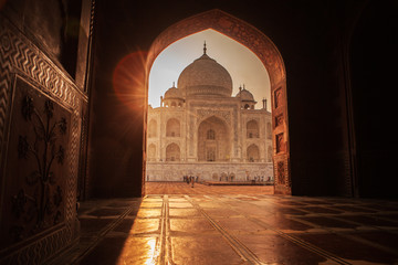 Stickers Marokko Taj Mahal mausoleum in India  © Wit.Siri