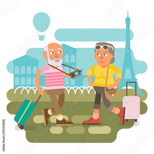 50 plus - couple traveling