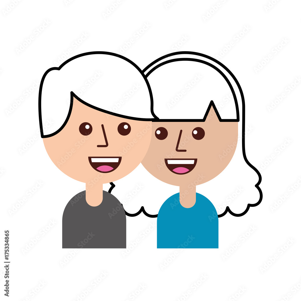 boy and girl happy young people community boy and girl happy young people community