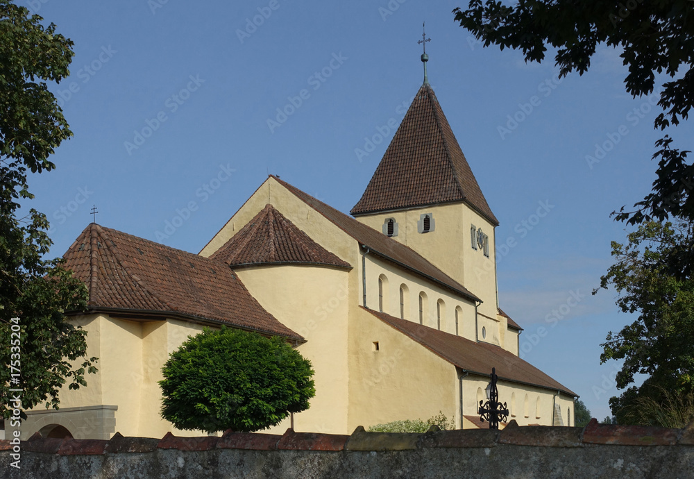 Kirche St. Georg, Insel Reichenau, Bodensee, Baden-Württemberg