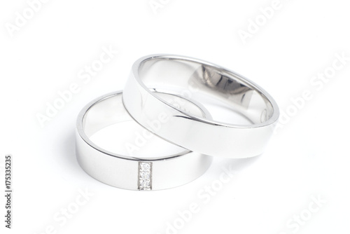White gold wedding rings