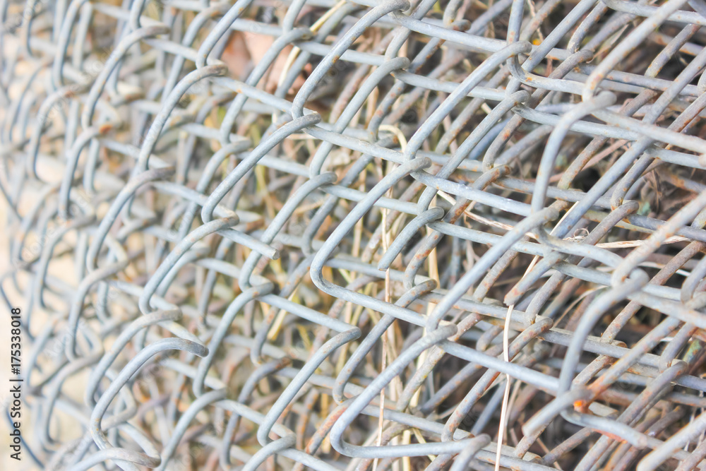 roll of metal mesh, fence. Textured metal mesh in close-up.. roll of metal mesh, fence. Textured metal mesh in close-up..