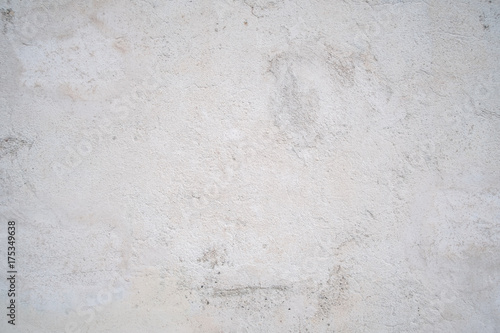 White Cement Plaster Wall, Texture Background.