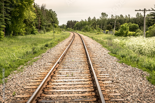 Railway line in countryside