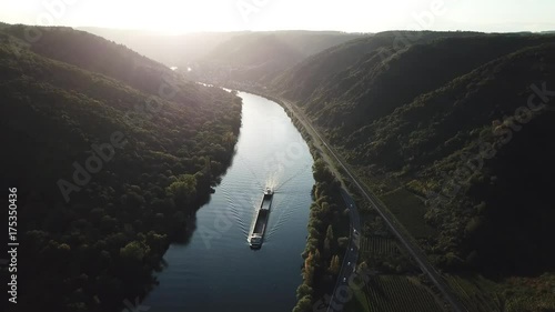 The Moselle river in Germany photo