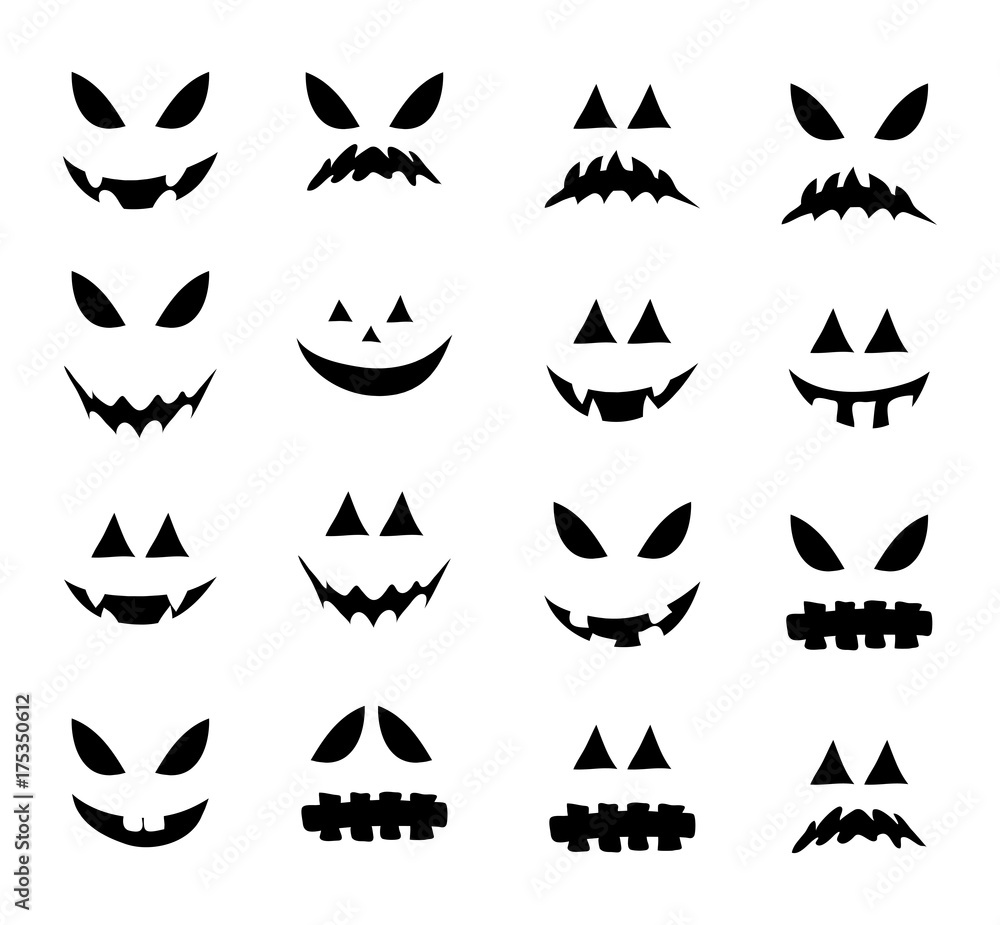 jack o lantern smile silhouette vector symbol icon design. Beautiful illustration isolated on white background jack o lantern smile silhouette vector symbol icon design. Beautiful illustration isolated on white background