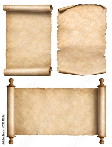 old scroll, parchment, papy...