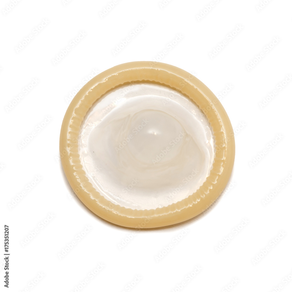 New beige latex condom New beige latex condom