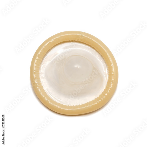 New beige latex condom