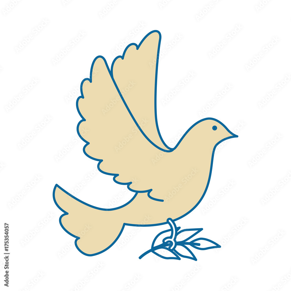dove of peace flying with olive branch dove of peace flying with olive branch