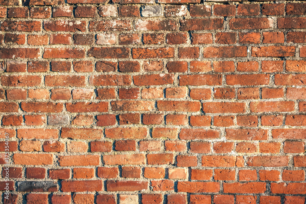 Naklejka premium Backsteinwand