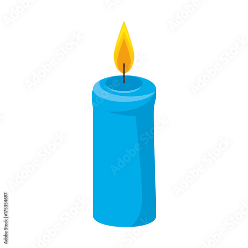celebration candle isolated icon