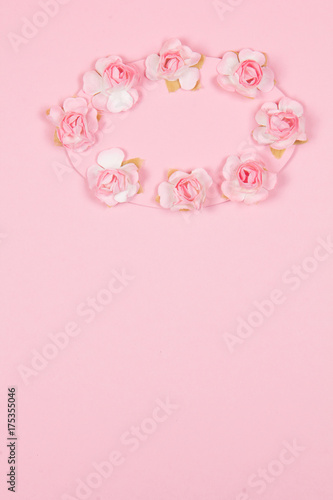 Pink greeting card © Galina Semenko