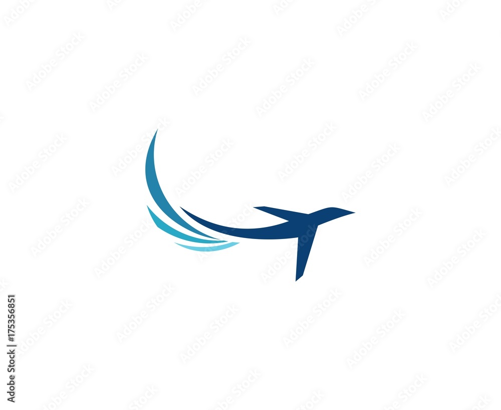 Obraz premium Plane logo