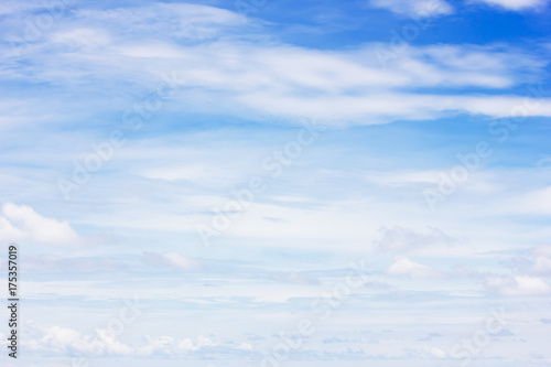 clouds in the blue sky background